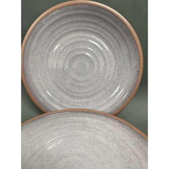 100% Melamine Dinner Plates Shatter Proof Dishwasher Safe Brown Purple Lot of 6 - Picture 2 of 5